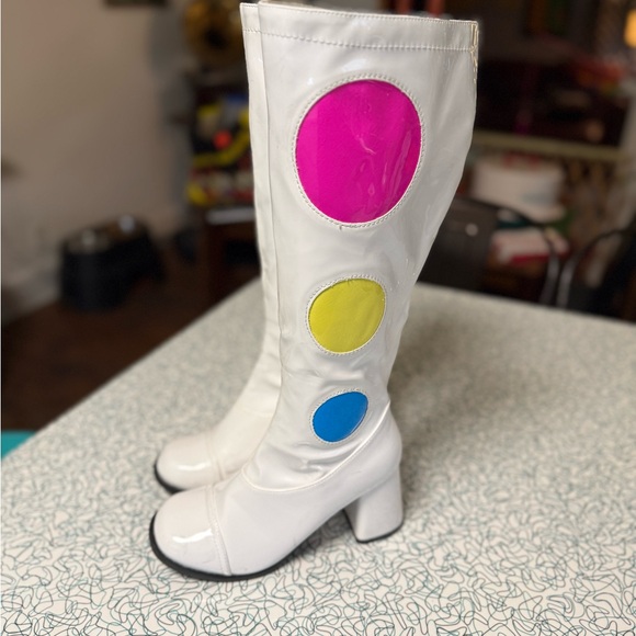 Ellie Shoes - Colorful Retro Knee-High Boots